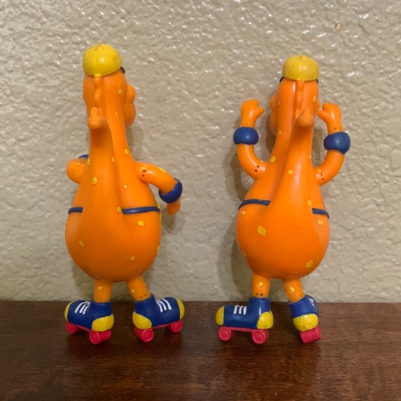 VTG Kraft Macaroni & Cheese Cheesasauras Rex Dinosaur 🦖 Bendable Figures Set - Picture 7 of 11